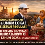 Kemitraan PMA dan UMKM Lokal di Konawe Utara Harus Mengacu Permen Investasi dan Hilirisasi/BKPM RI Nomor 3 Tahun 2025
