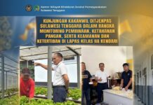 Kakanwil Ditjenpas Sultra Tinjau Pembinaan, Ketahanan Pangan, dan Keamanan Lapas Kendari