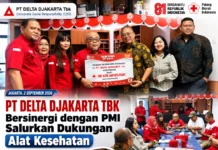 PT Delta Djakarta Tbk Bersinergi dengan PMI Salurkan Dukungan Alat Kesehatan, Perkuat Pelayanan Kemanusiaan HUT RI ke-81